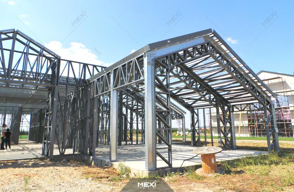 construire structură ușoară din profile metalice